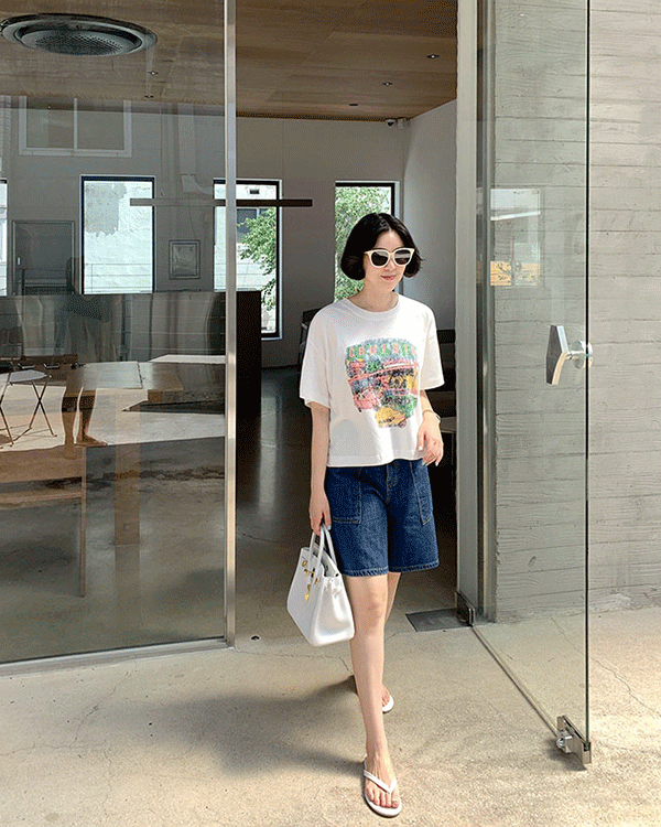 青少年 7 部分 T 恤