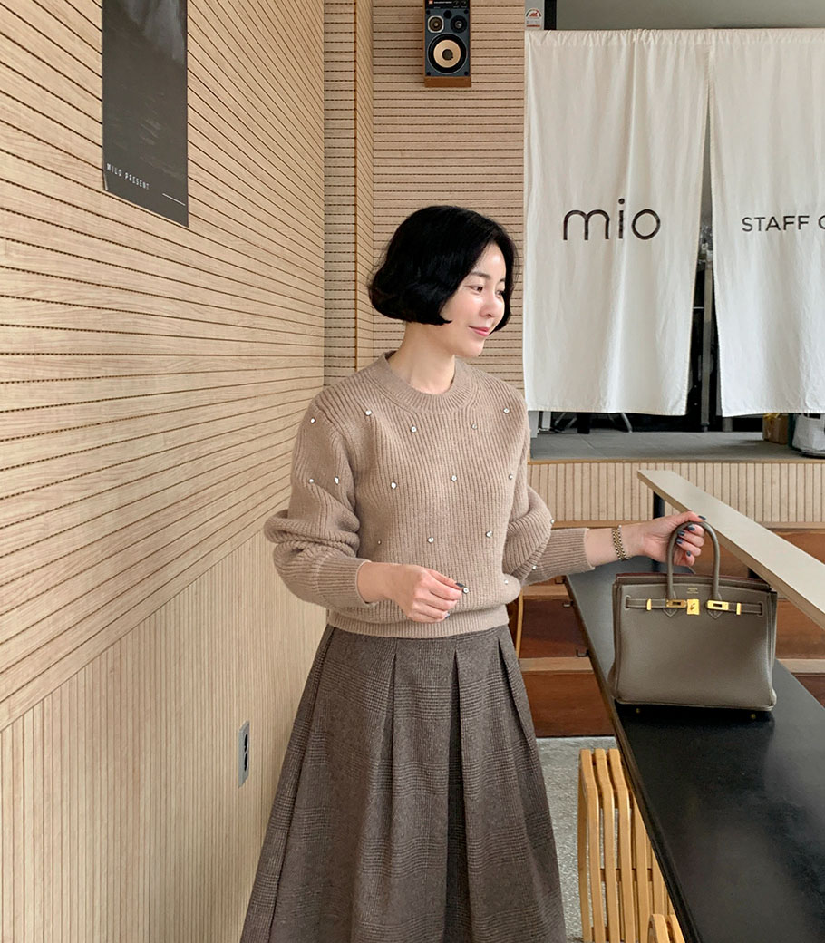 Jewel 领针织衫