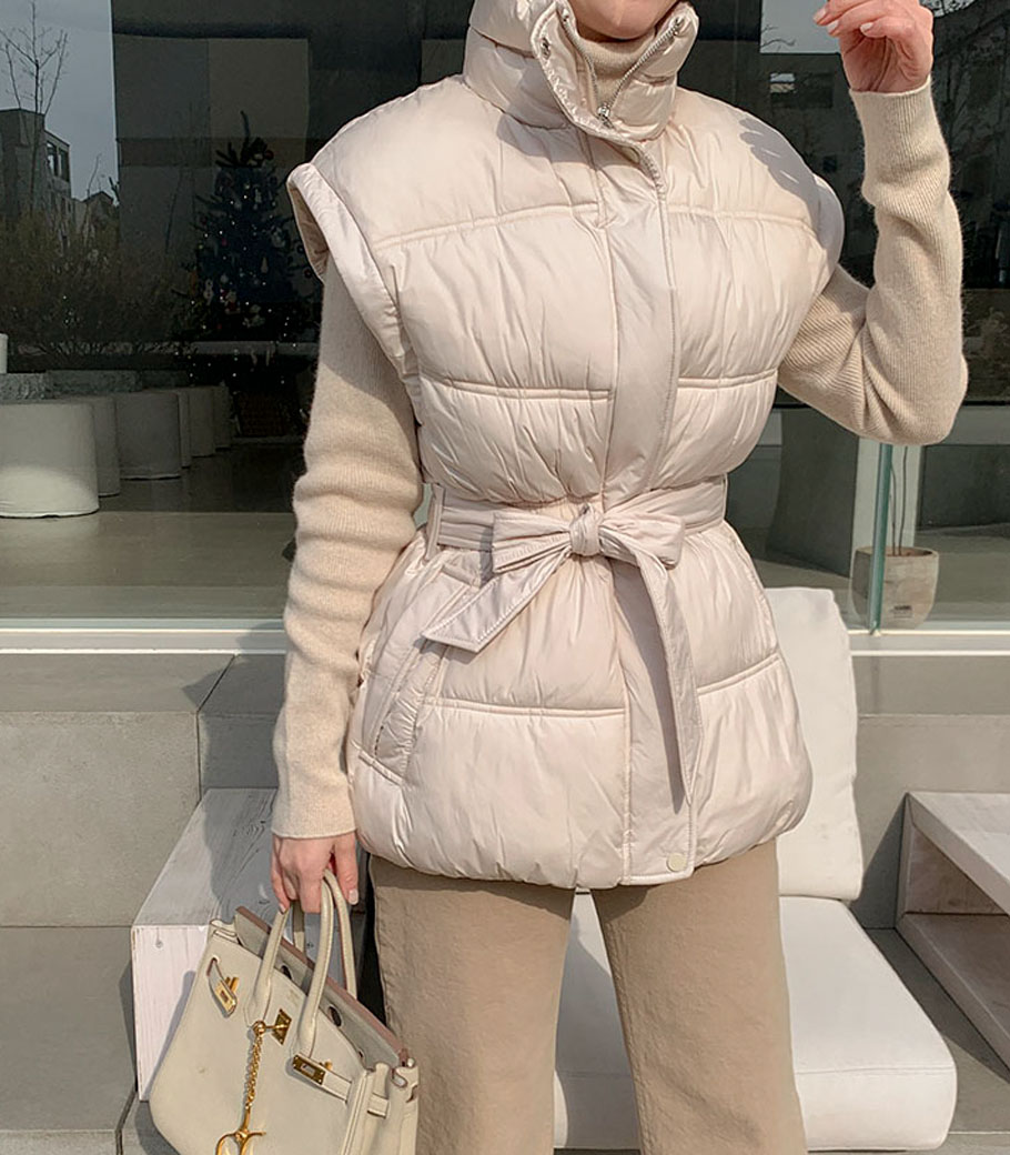 束腰 Wellon 羽绒服背心