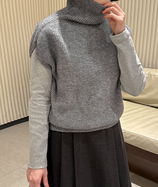 高领马甲