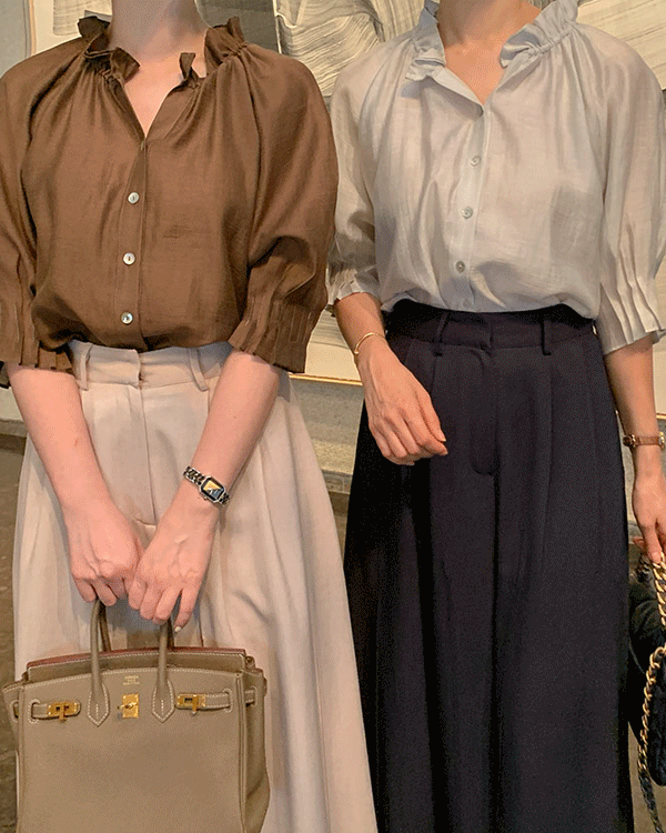Wiz 褶皱 女装
