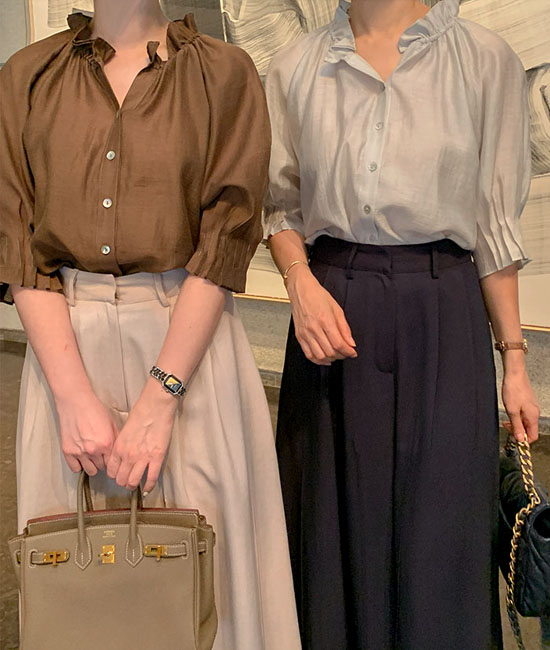 Wiz 褶皱 女装