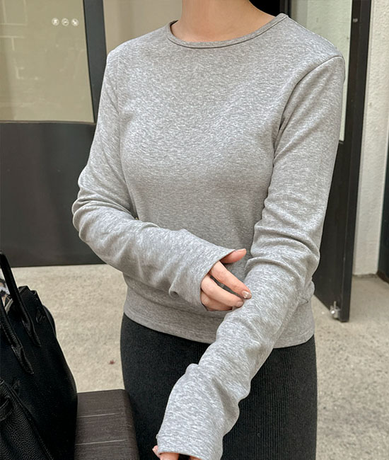 Pogni 短款抓绒 T 恤