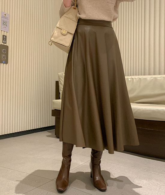 皮革运河群/喇叭裙裙