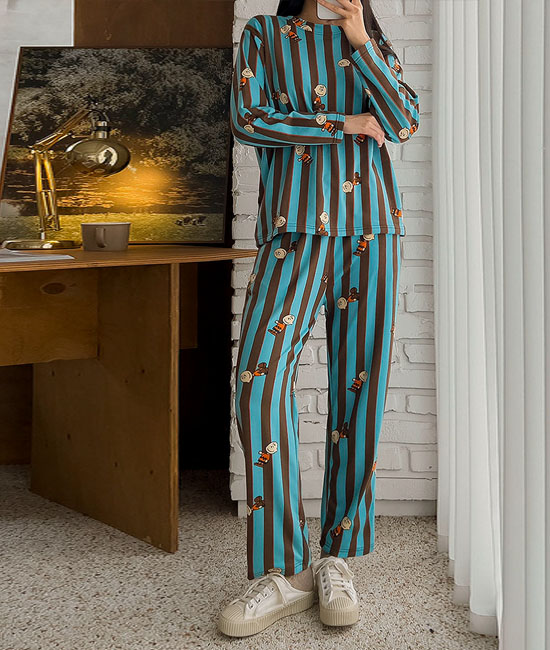 史努比加绒睡衣