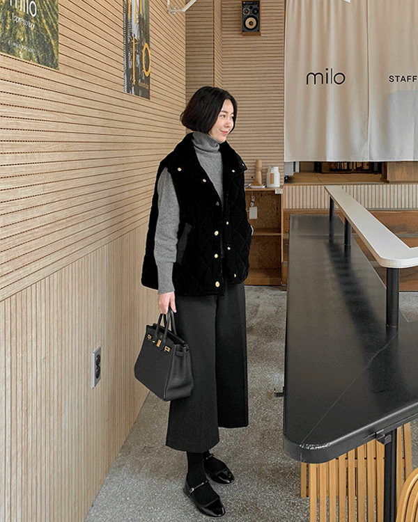 丝绒羽绒服马甲