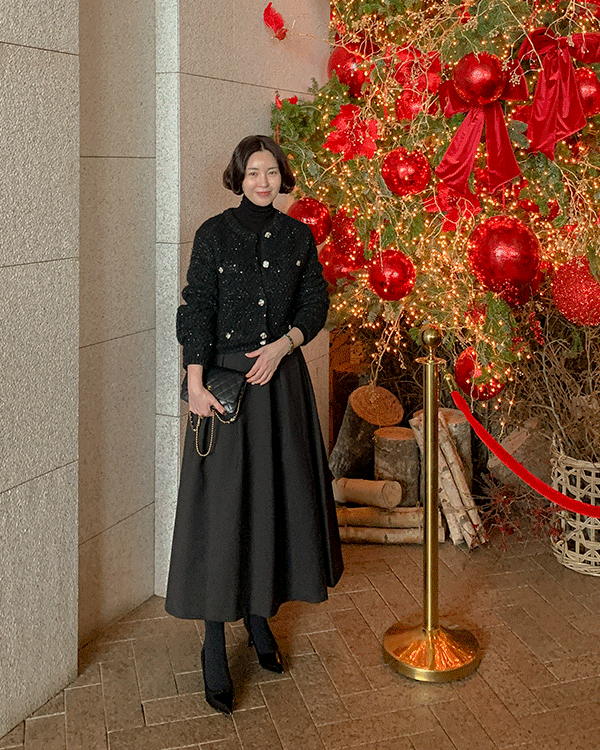 海里闪耀羊毛开衫