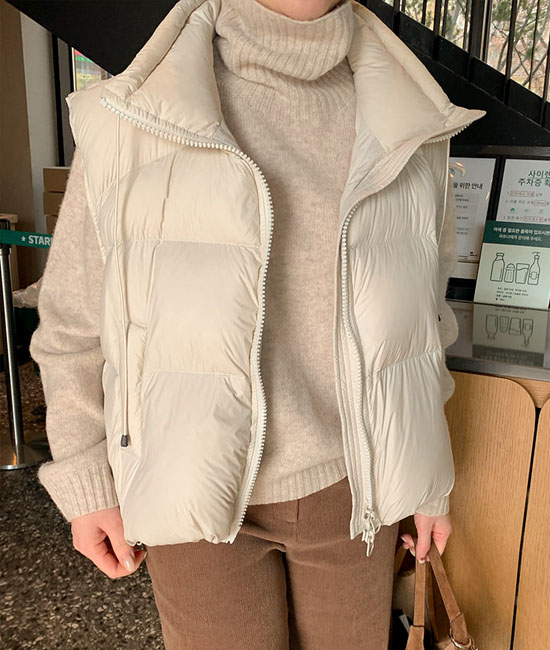 美鸭绒羽衣马甲