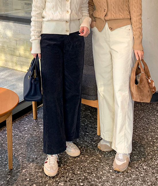 对角线灯芯绒外套