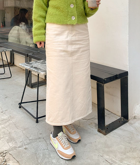 棉质 H 型线条裙