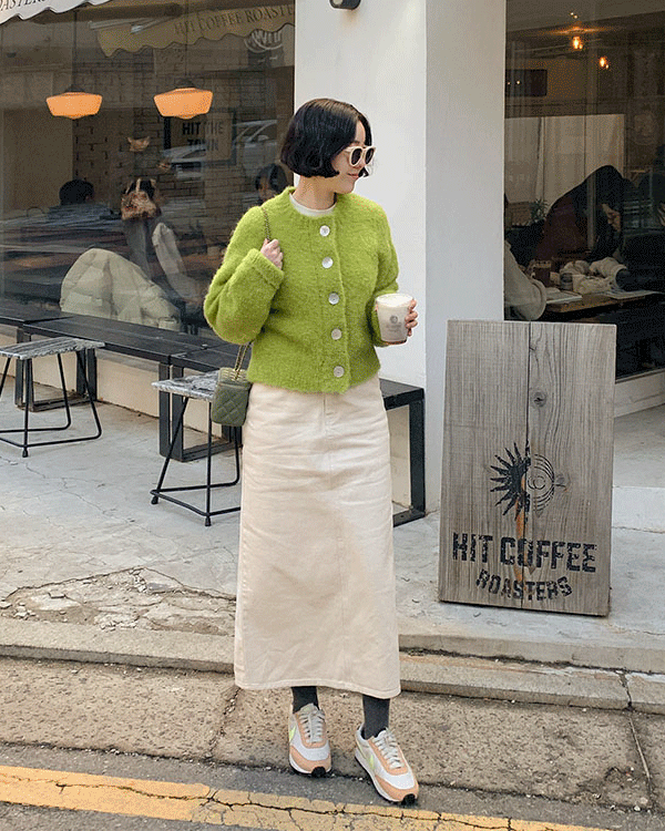 棉质 H 型线条裙