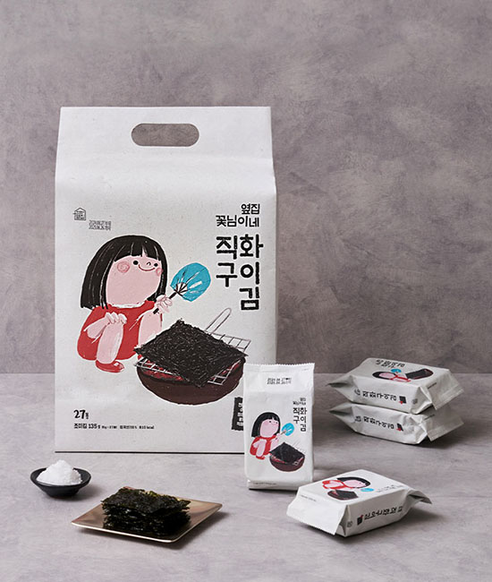 隔壁花店的传统炭烤海苔配芥末酱