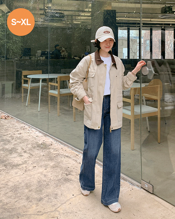 Stay 线条 牛仔色 短裤