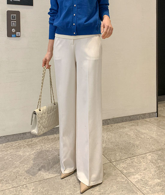 Coco 基本直筒系列长裤-春版。