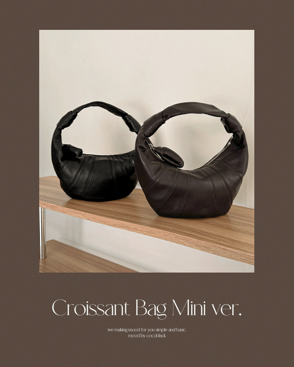 真正的羊皮牛角包迷你版。