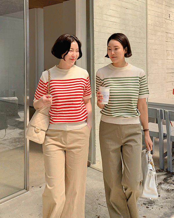 Benny条纹针织衫