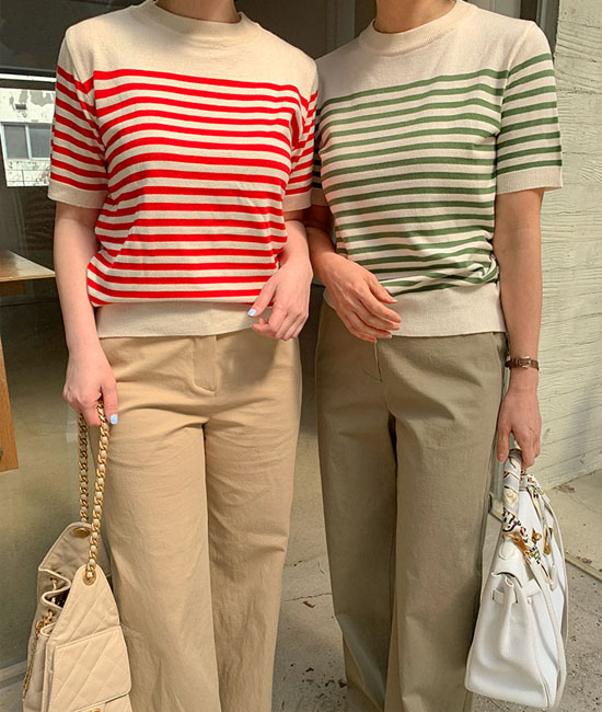 Benny条纹针织衫