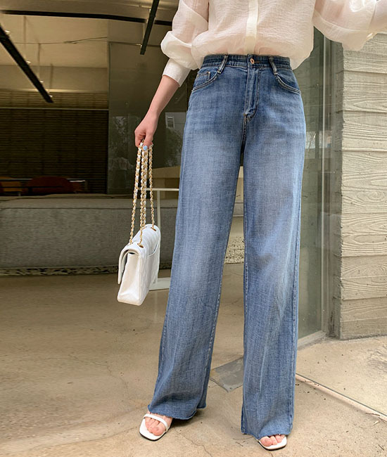 流水切割牛肉短裤