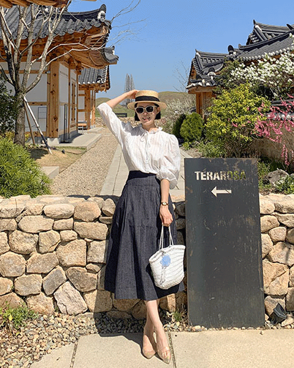 Ssomeday 牛仔色裙子