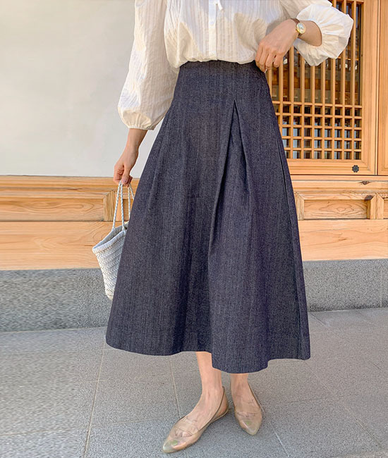 Ssomeday 牛仔色裙子