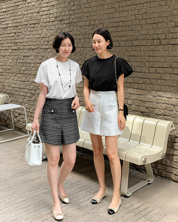 Lemain-Lux 粗体短裤