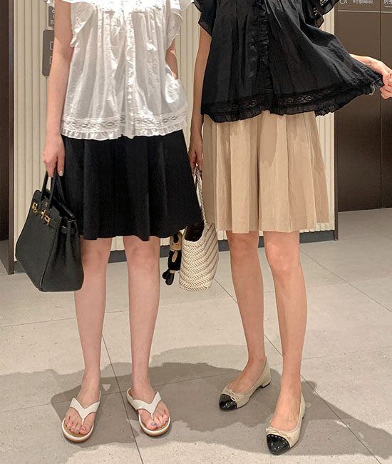 Boe 松木饰边裙子和裤子
