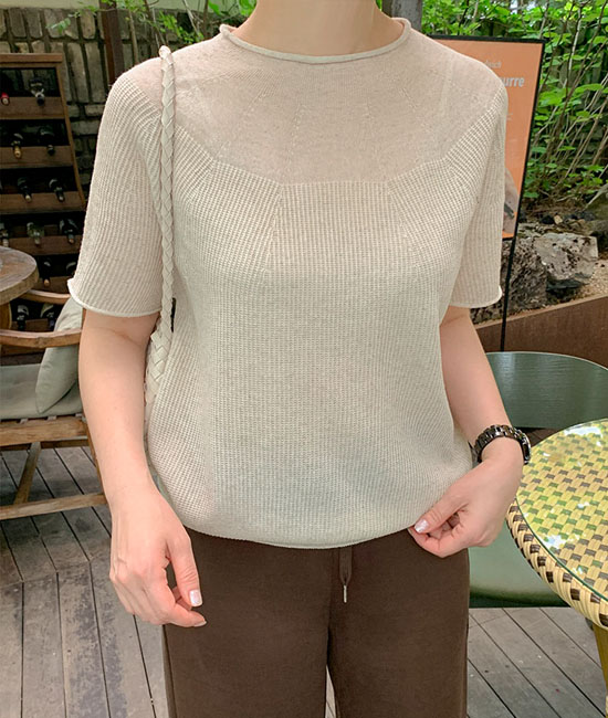 Louis Wholegarment 短袖针织衬衫