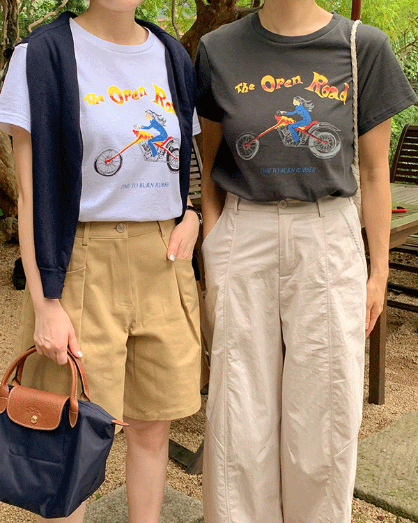 自行车短袖T恤