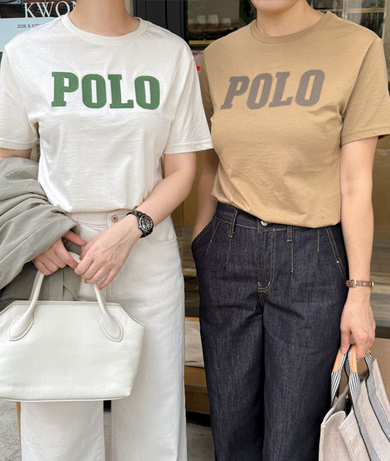 [Coco Black x Polo Ralph Lauren] POLO Label 短袖T恤