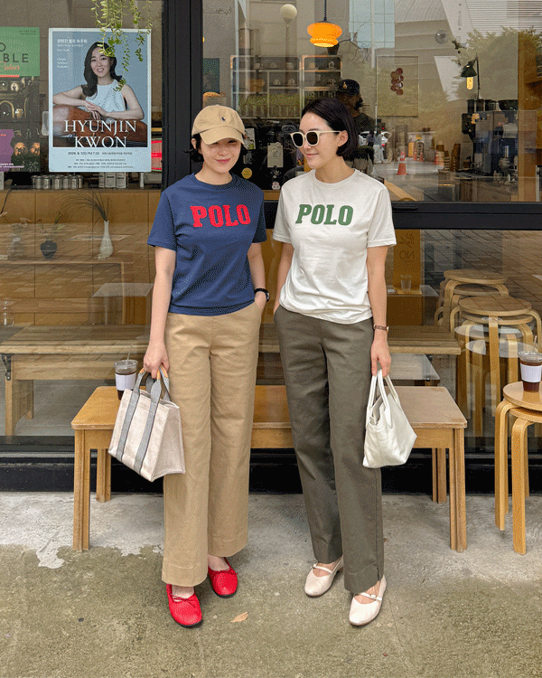 [Coco Black x Polo Ralph Lauren] POLO Label 短袖T恤
