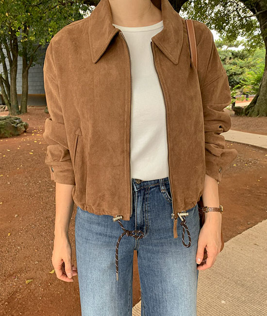 翻毛皮束腰外衣女